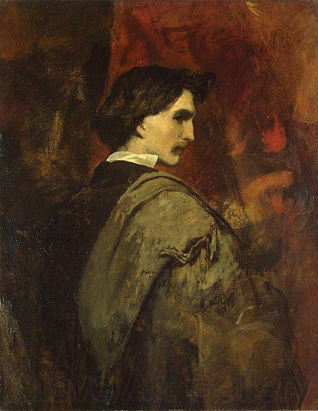 Anselm Feuerbach Self-portrait Norge oil painting art